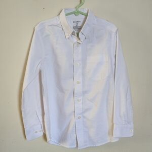 3 for $10 Bundle Sale! George Boys White Button-down Oxford Shirt Size S 6-7